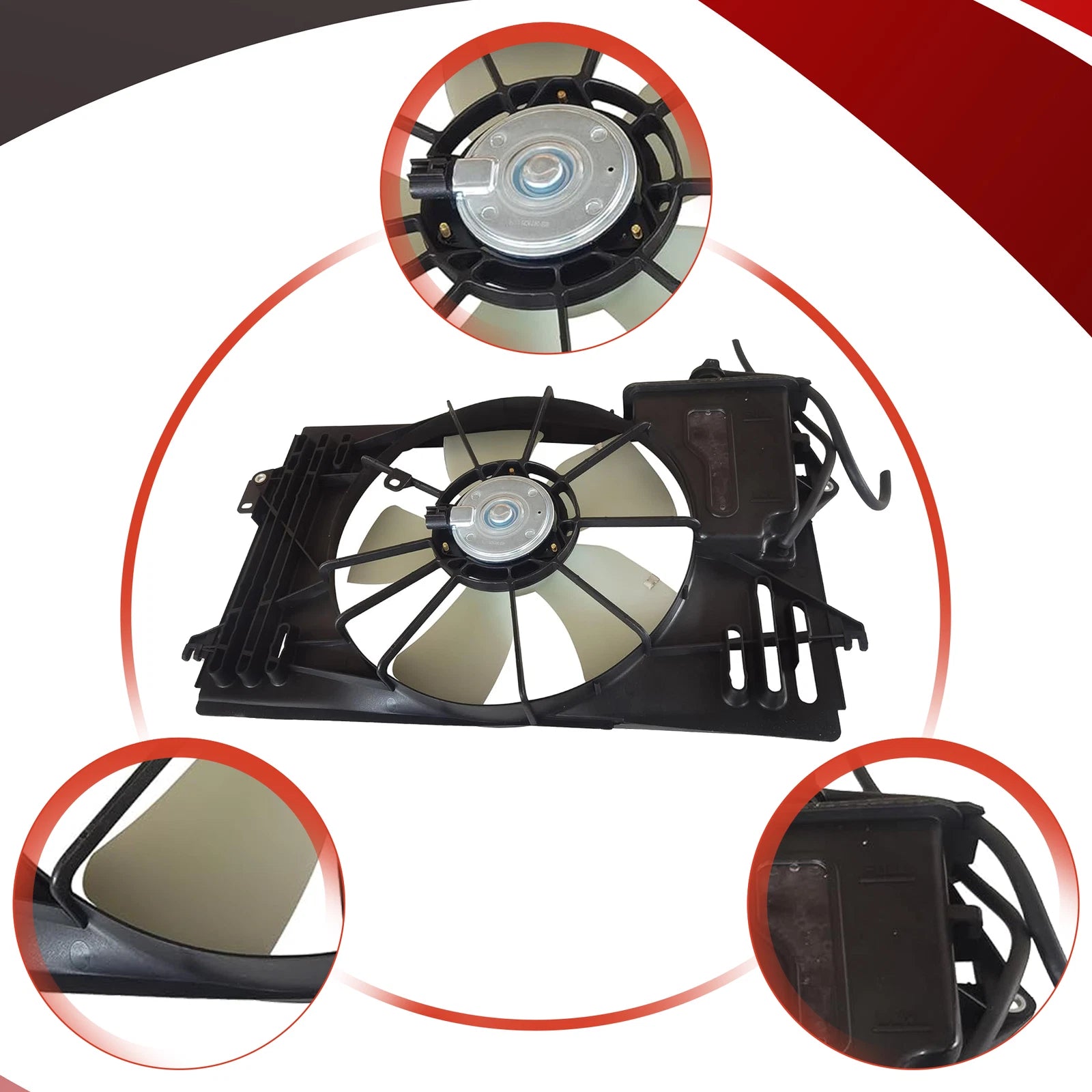 Radiator Cooling Fan Assembly for Toyota Matrix Corolla Pontiac Vibe (2003–2013)