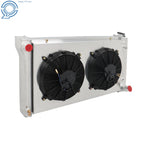 4 Row Radiator with Shroud Fan for Chevy C/K C10 C20 C30 (1967–1972)