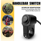 7/8" Aluminum Motorcycle Handlebar Turn Signal Light Switch