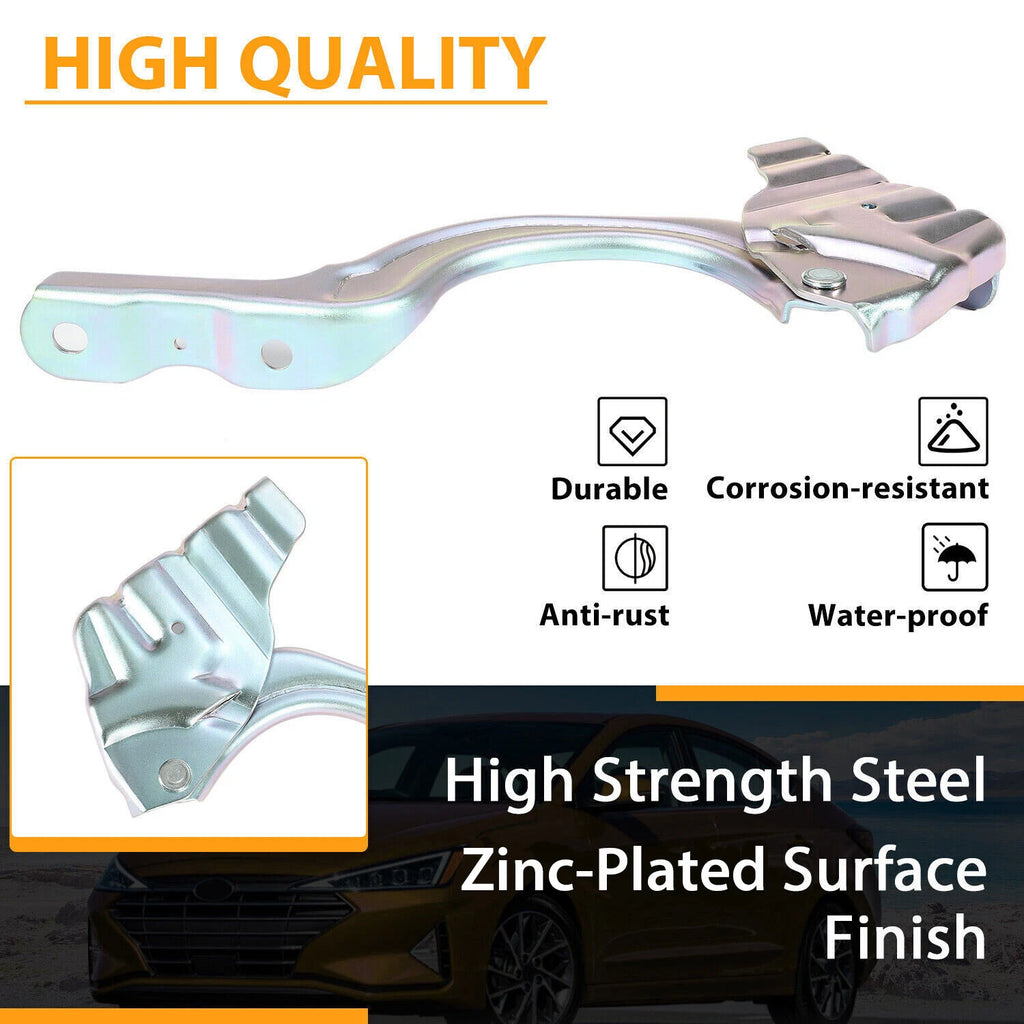 2Pcs Hood Hinges for Hyundai Elantra (2021–2025) Steel