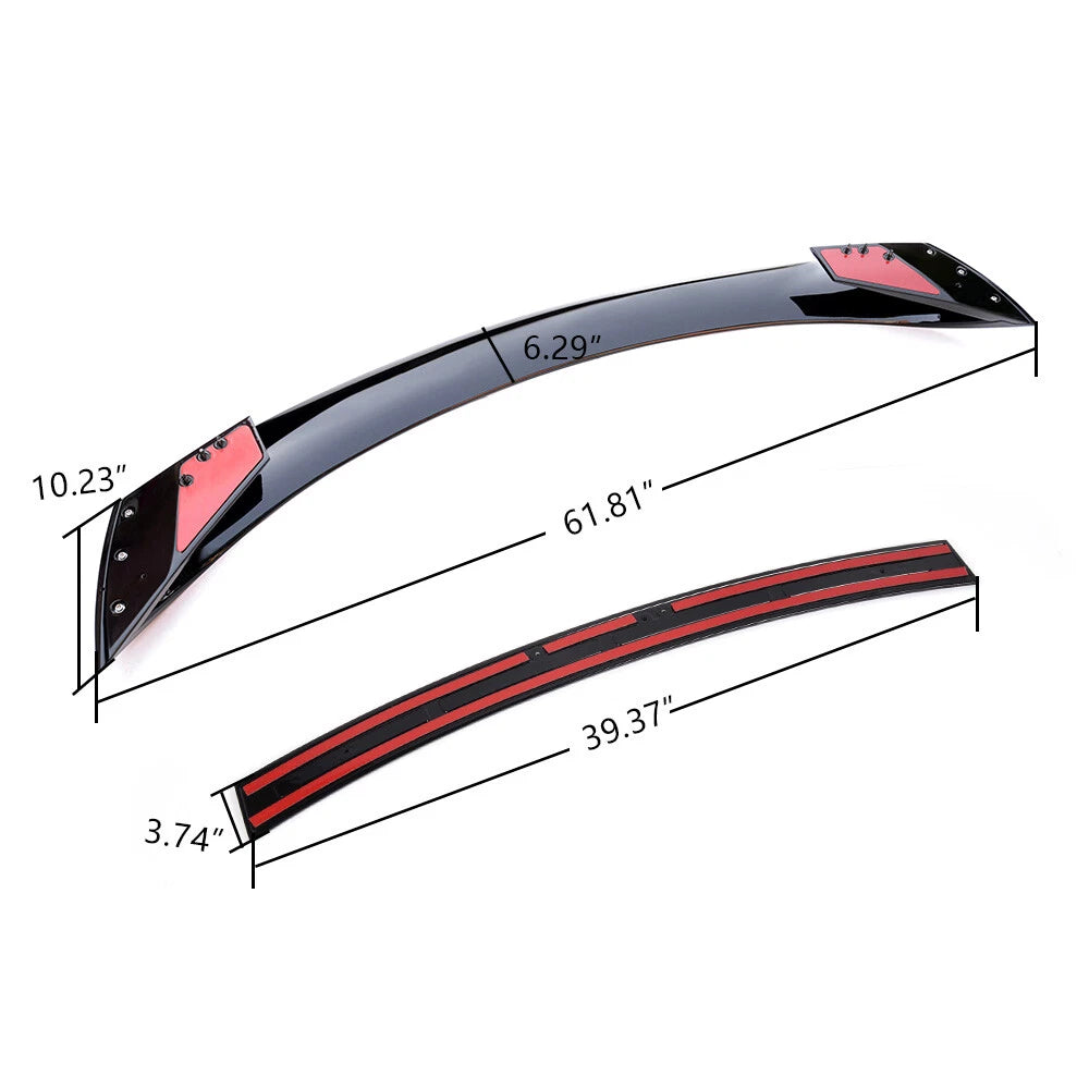 Rear Trunk Spoiler Wing for Ford Mustang (2015–2020) GT350 Style