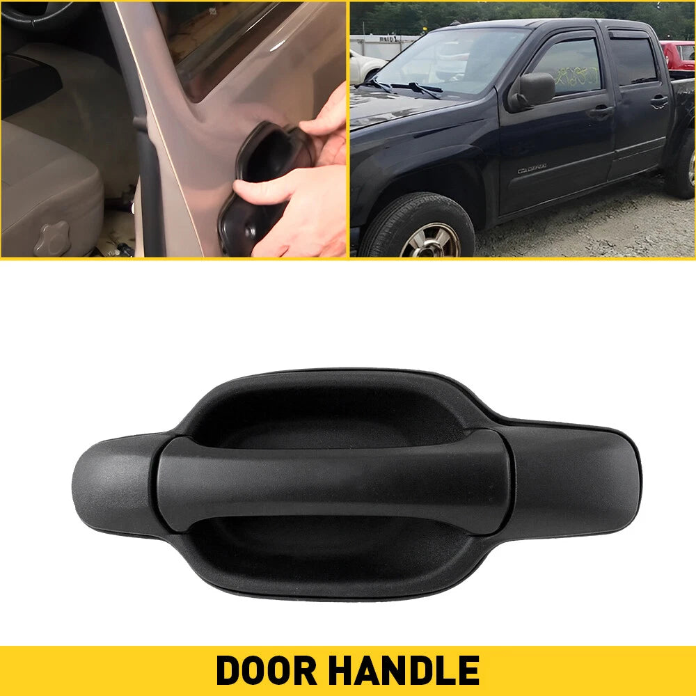 Exterior LH Rear Door Handle Black for Chevrolet Colorado GMC Canyon (2004–2012)
