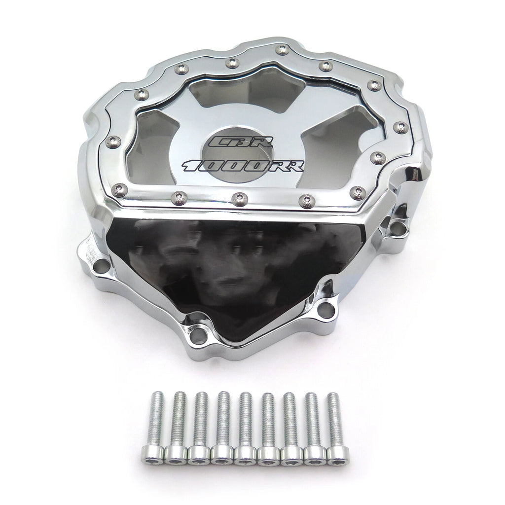 Chrome Left Engine Stator Cover for Honda CBR 1000RR (2008–2011)