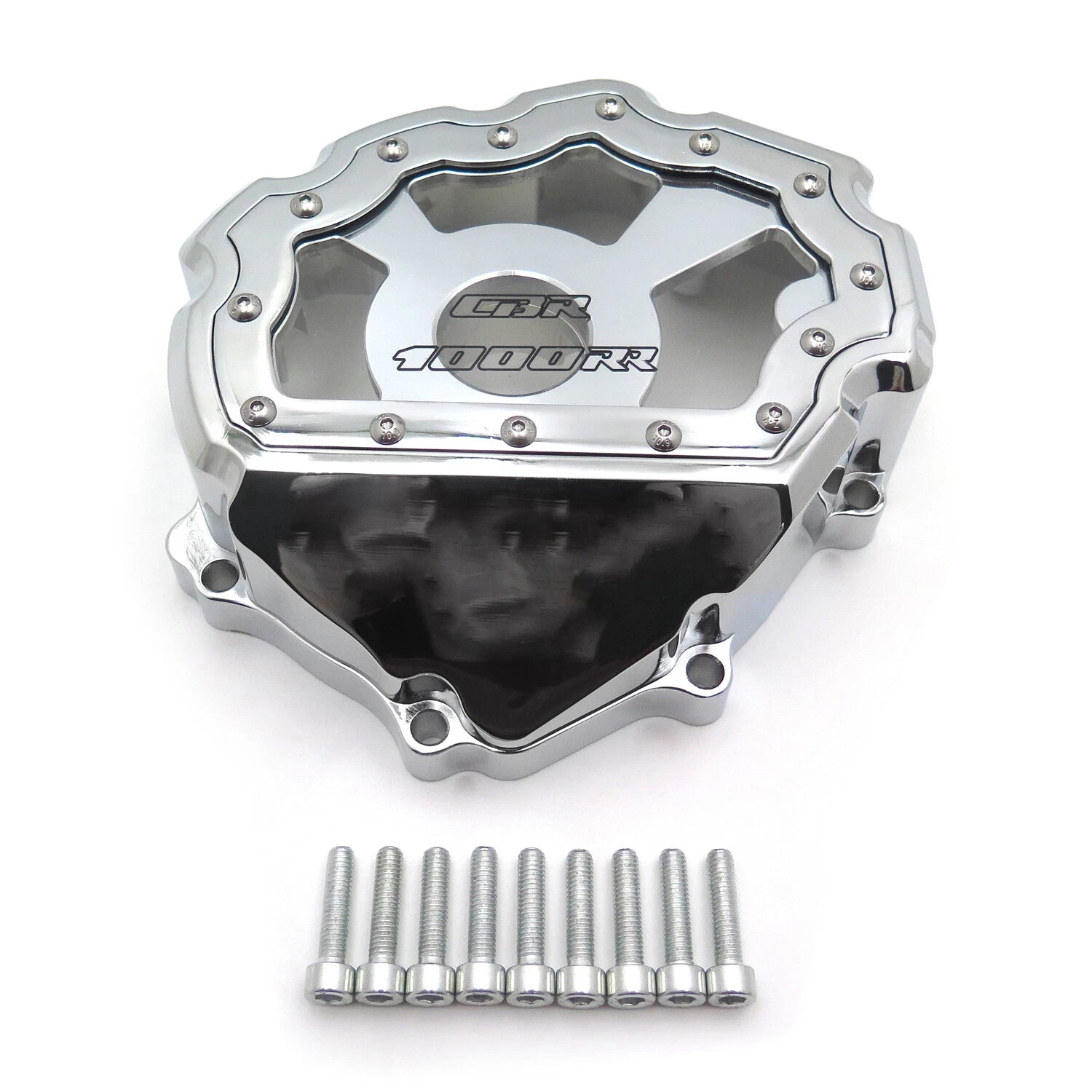 Chrome Left Engine Stator Cover for Honda CBR 1000RR (2008–2011)