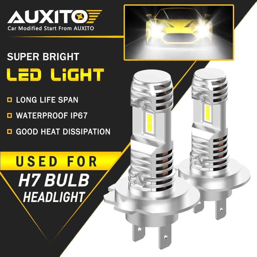 H7 LED Headlight Bulb Low Beam for VW Passat (2001–2015) 6000K