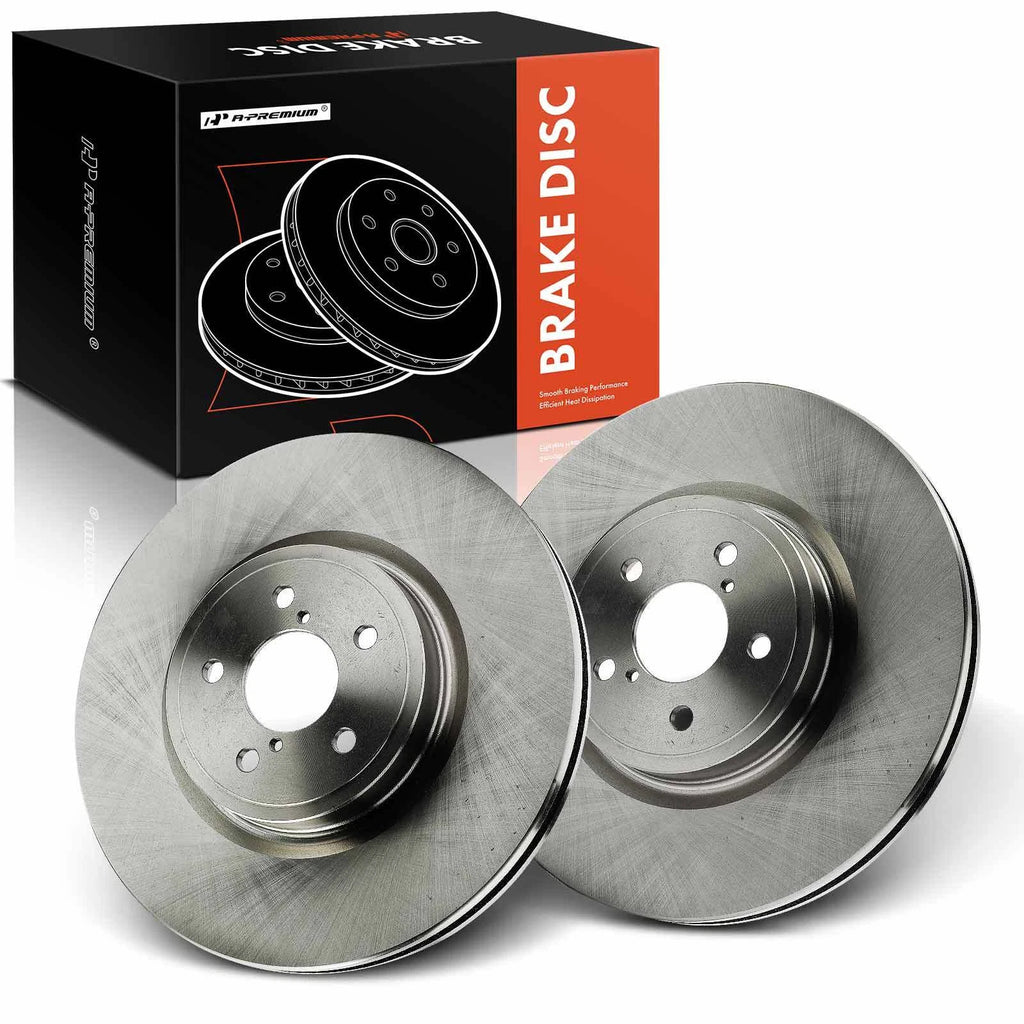 2X Disc Brake Rotors Front for Subaru Outback (2010–2014) Forester (2014–2018)
