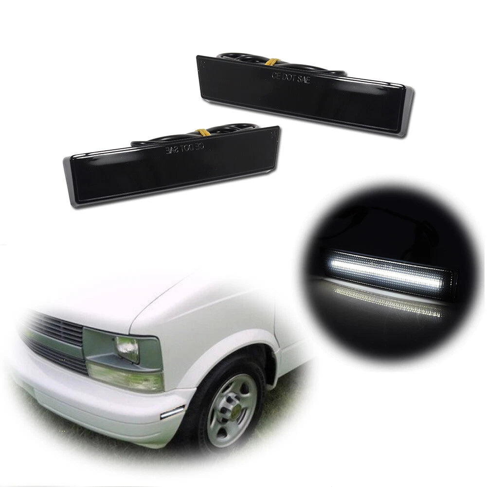 White LED Front Side Marker Lights for Chevy Astro / GMC Safari (1995–2005)