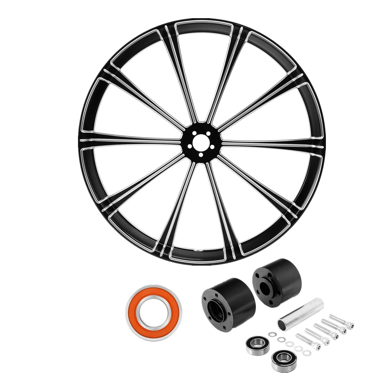30" Front Wheel Rim Dual Disc Hub for Harley Touring (2008–2025)