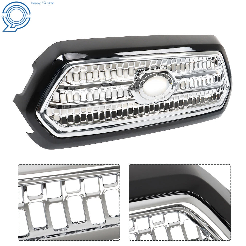 Front Bumper Grille Assembly for Toyota Tacoma (2016-2017) Chrome