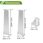 6 Pcs Pillar Window Trim for Chevy Trailblazer (2021–2024) Silver Tone