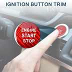 Engine Start Stop Button Cover for Subaru BRZ (2013–2021) - Red