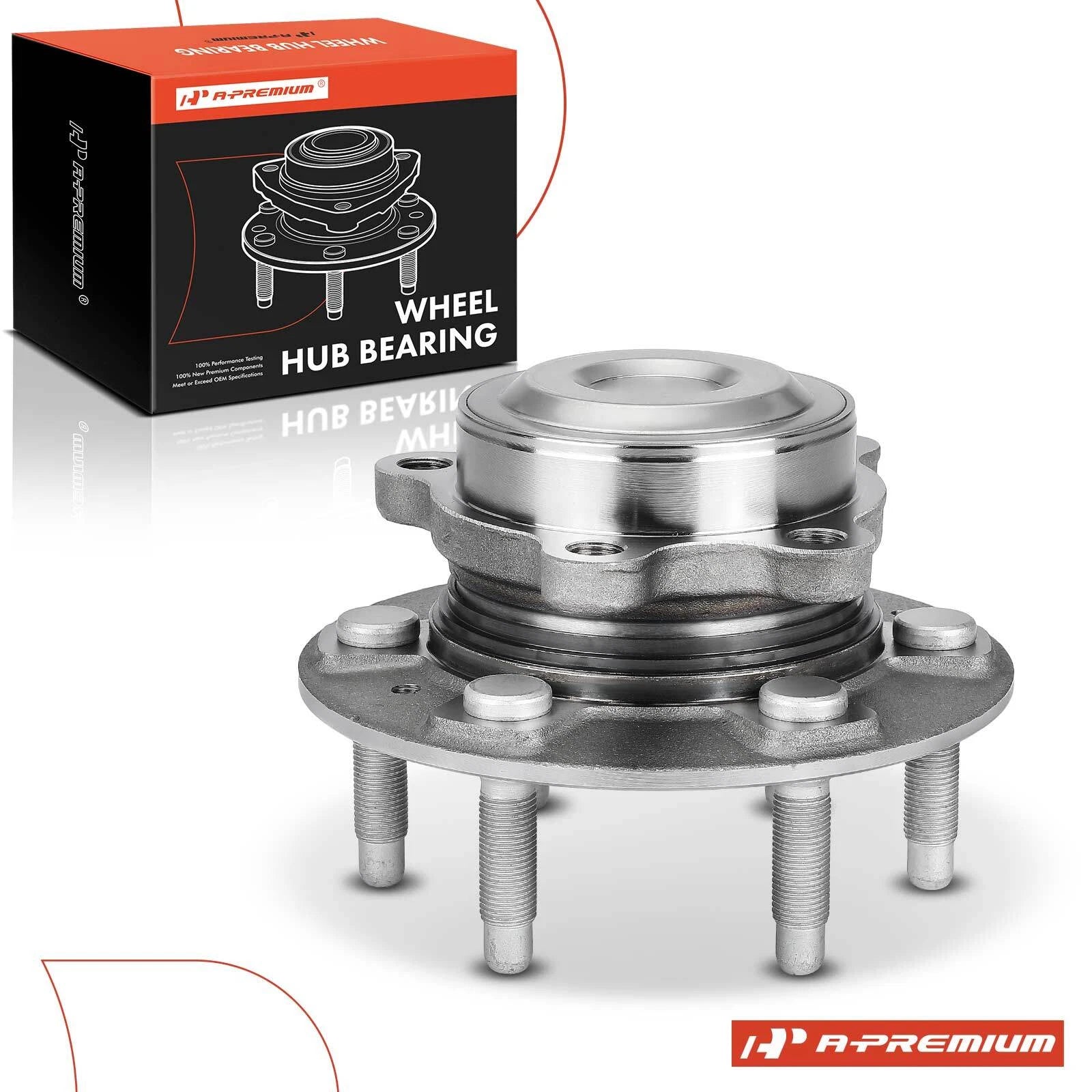 Front Wheel Hub & Bearing Assembly for Chevy Silverado 1500 GMC Yukon (2007–2019)