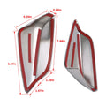 Set of 2 Chrome Mirror Covers for Chevrolet Malibu (2016–2024) w/ Tape & Glue
