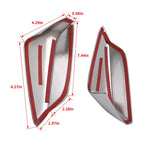 Set of 2 Chrome Mirror Covers for Chevrolet Malibu (2016–2024) w/ Tape & Glue
