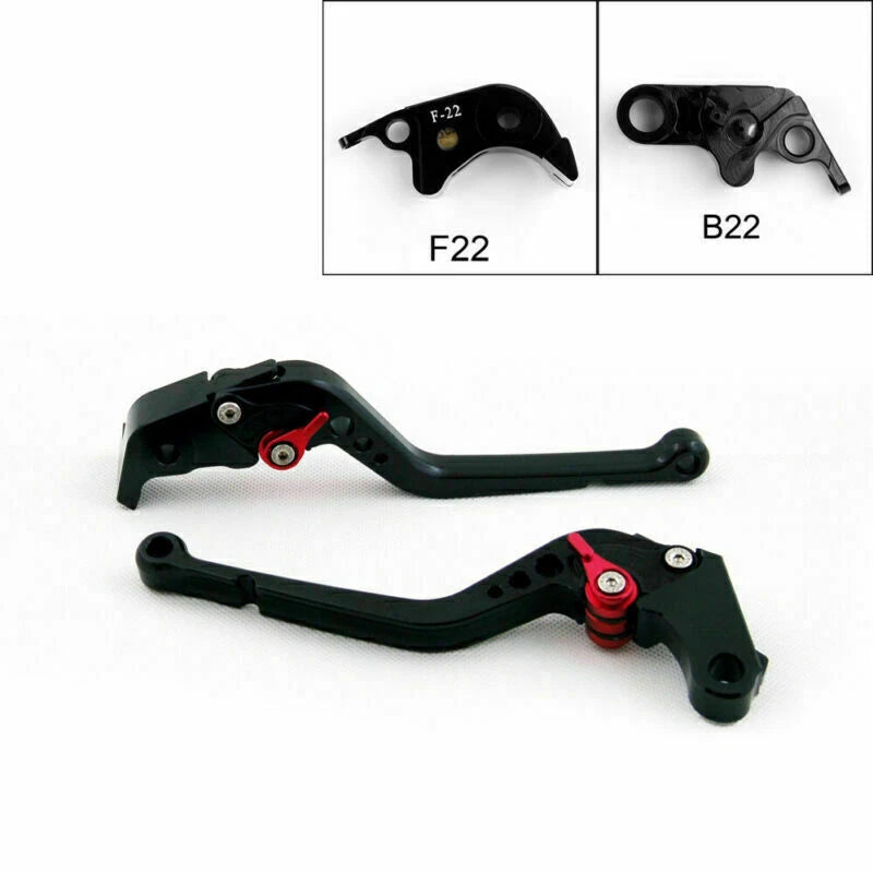Long Brake Clutch Levers for BMW S1000 RR (2010–2014) T9 Black