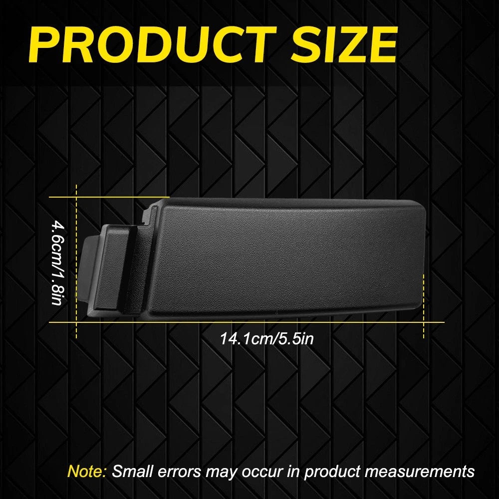 2X Black Rear Side Molding Trim for Subaru Outback (2015–2019)