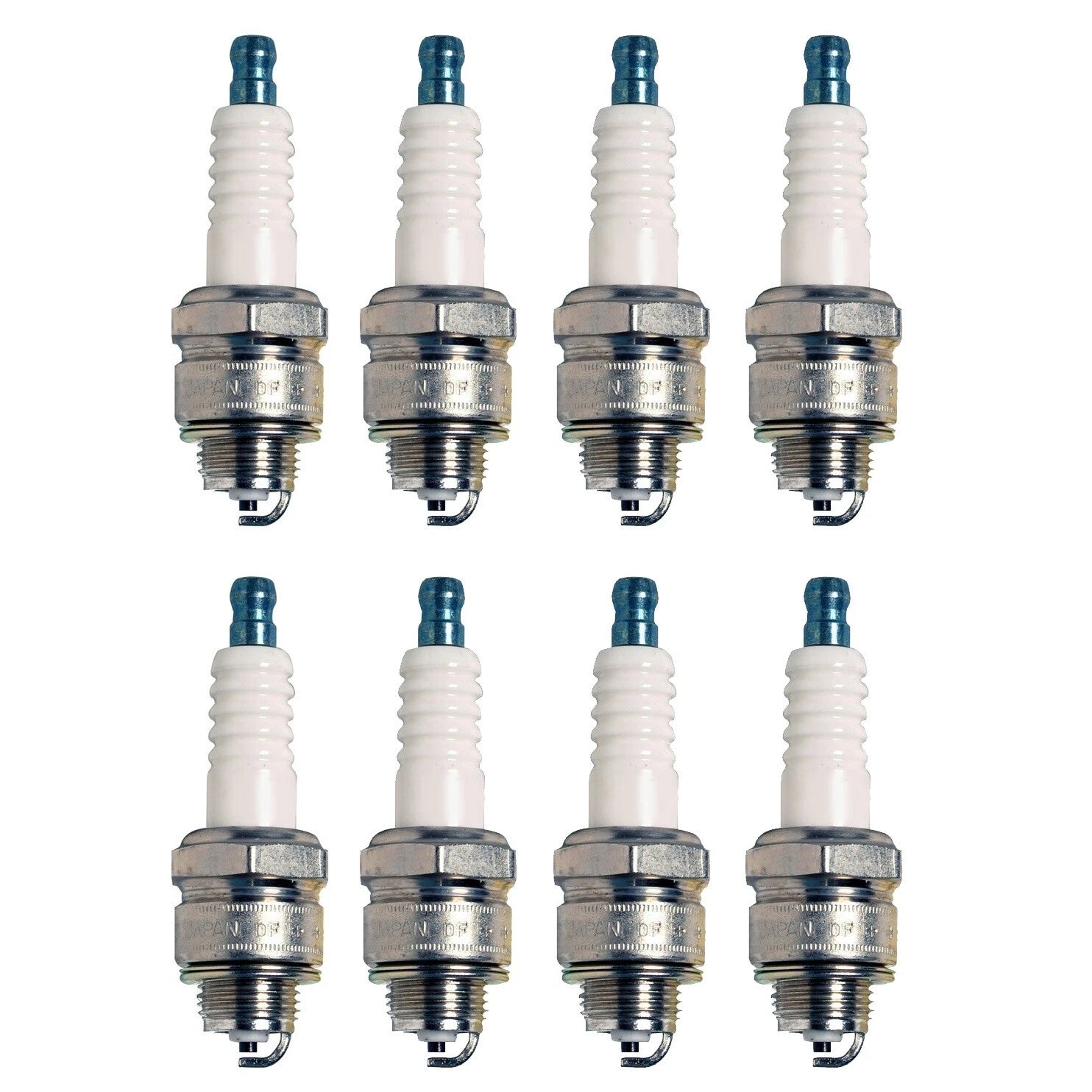 Set of 8 U-Groove Spark Plugs for GM Chrysler Dodge V8 (0.027 Gap)