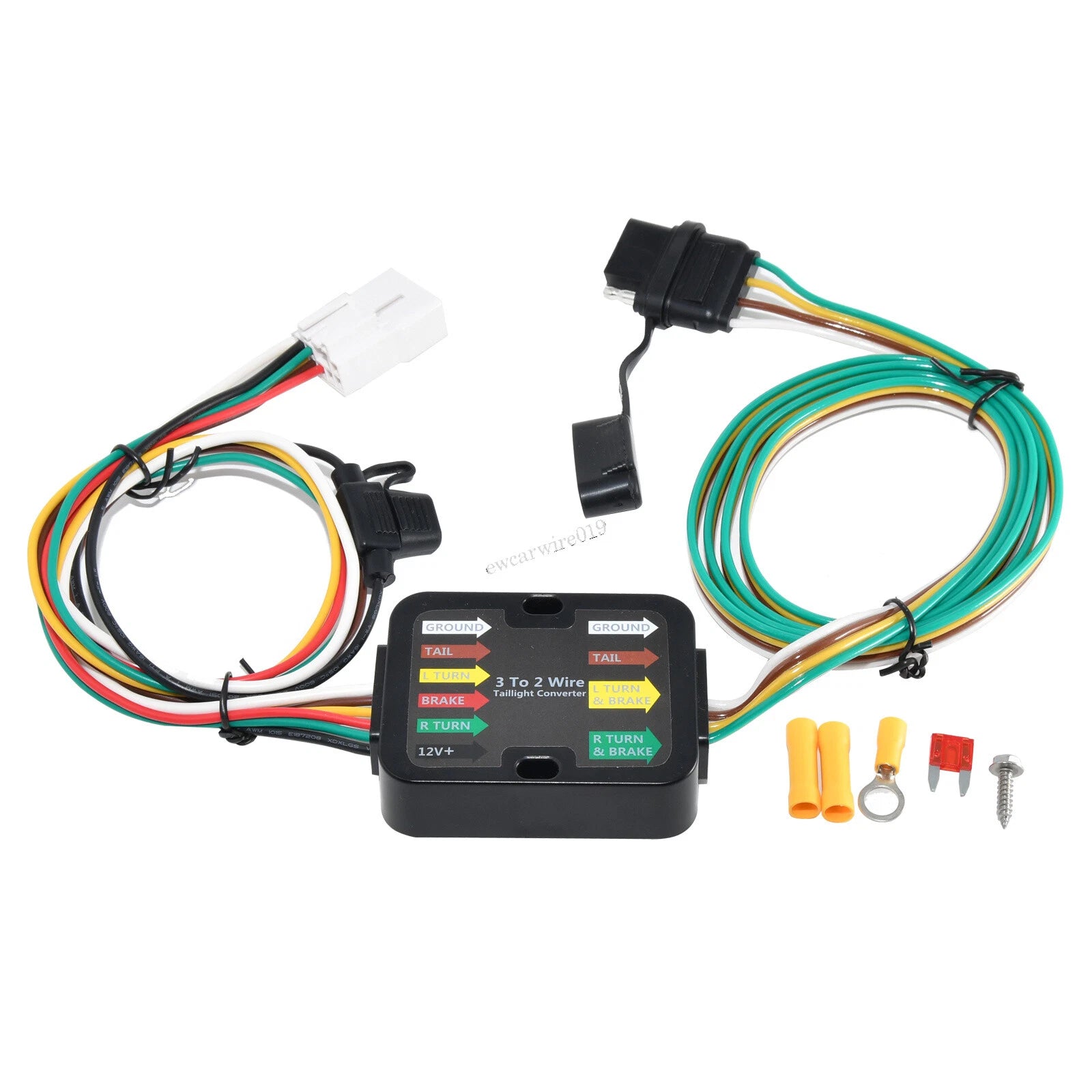4 Way Trailer Tow Light Wire Harness Connector for Subaru Outback Forester (2010–2022)
