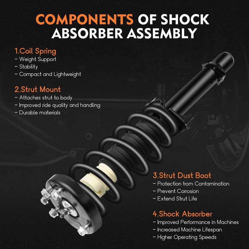 Complete Strut Assembly for Acura TL (2009–2014) FWD