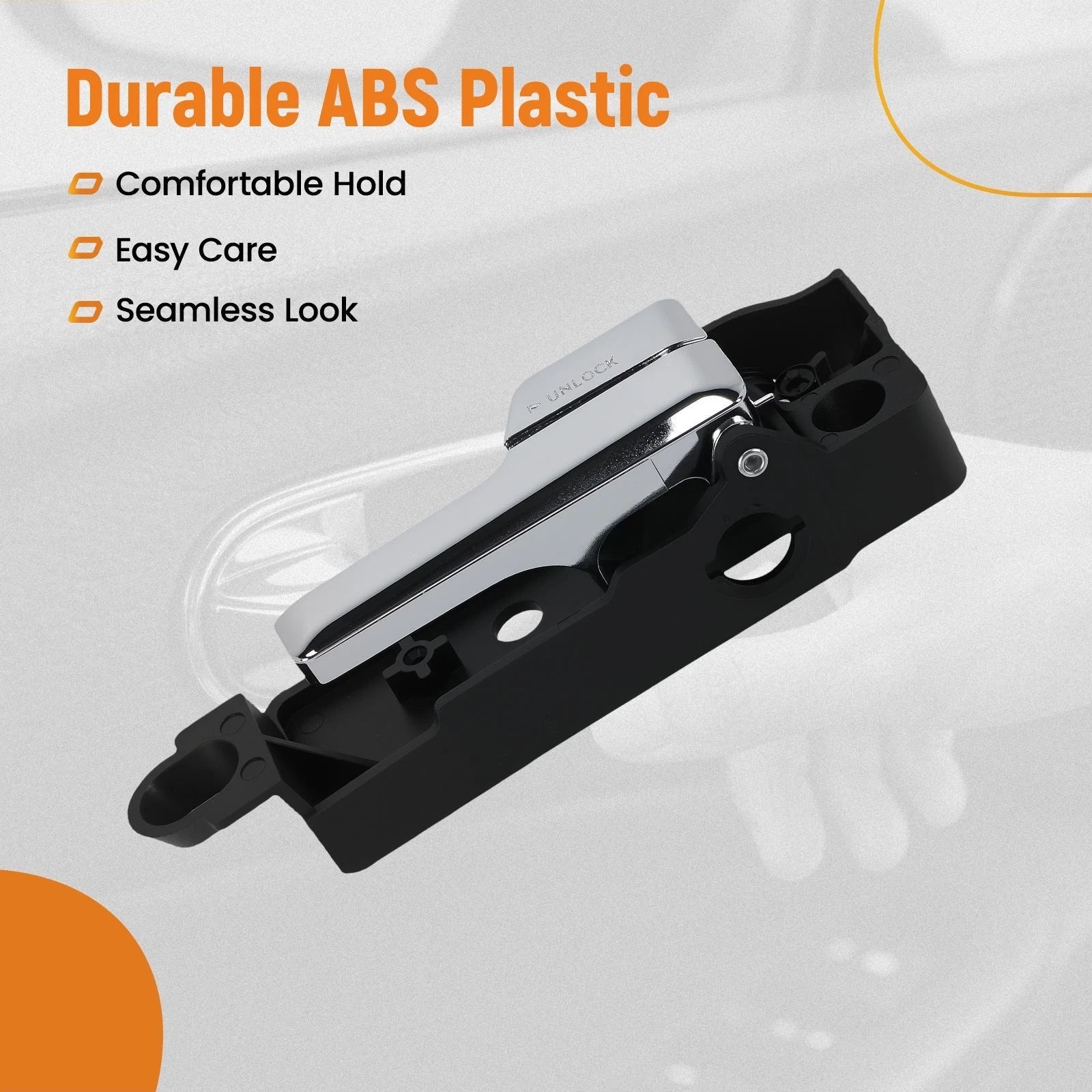 Chrome Interior Door Handle Rear Right for Mercury Milan (2006–2011)