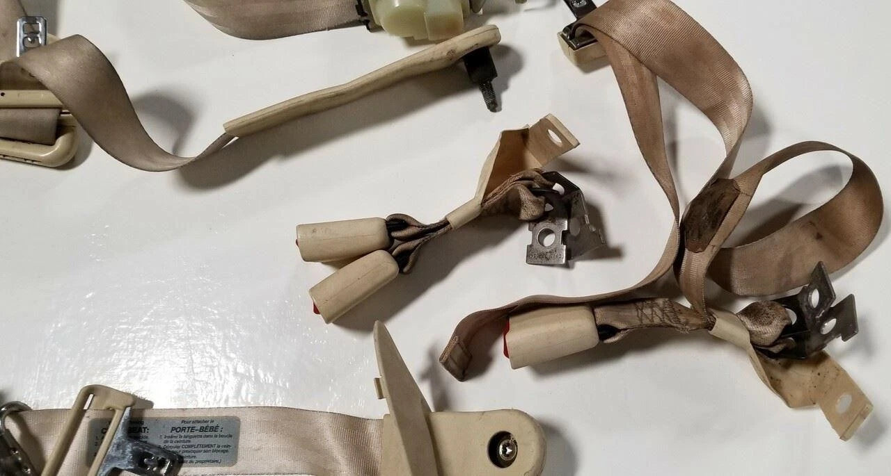 Seat Belt Set for Lincoln Mark VIII (1997–1998) Ivory Grade B