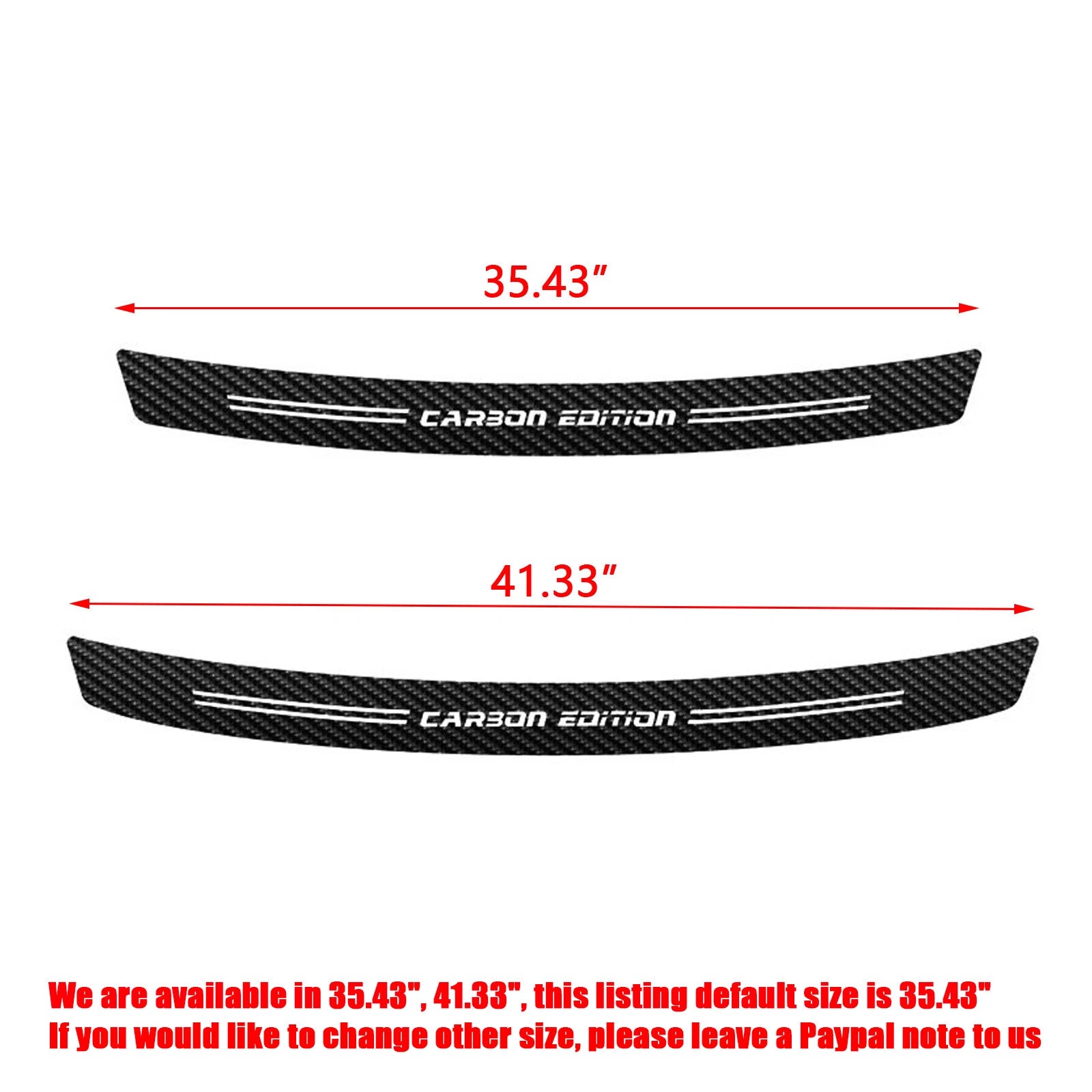 Carbon Fiber Rear Trunk Guard Plate for Honda Civic 4D (2016-2021)