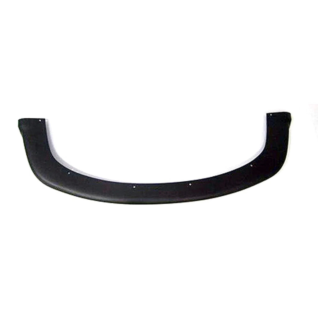 Replacement Black Textured Plastic Front Lower Bumper Valance w/o Fascia Type