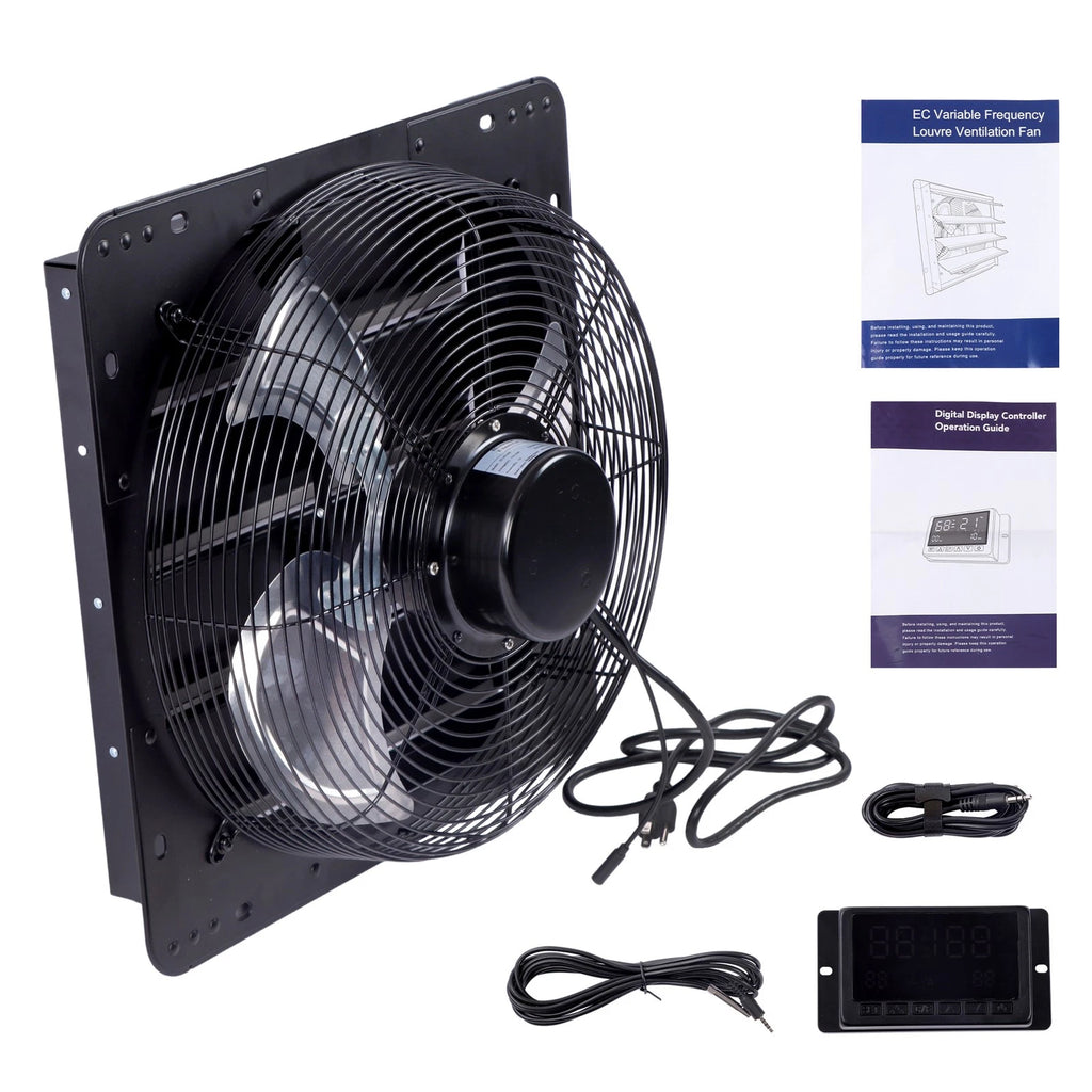 16 Inch Shutter Exhaust Fan for Wall Mount (2600 CFM)