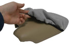 Fleece Console Lid Armrest Cover for Honda Accord (2013–2017) Gray