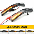 Sequential LED Smoked Side Mirror Turn Signal Lights for Ford Explorer (2011–2019)