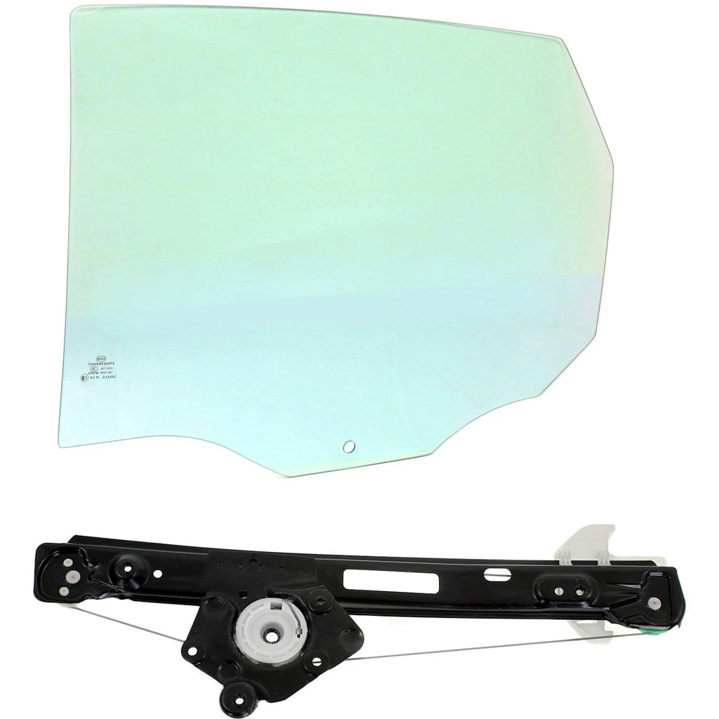 Door Glass Kit for Ford Focus (2000–2007) Rear Driver Side Power