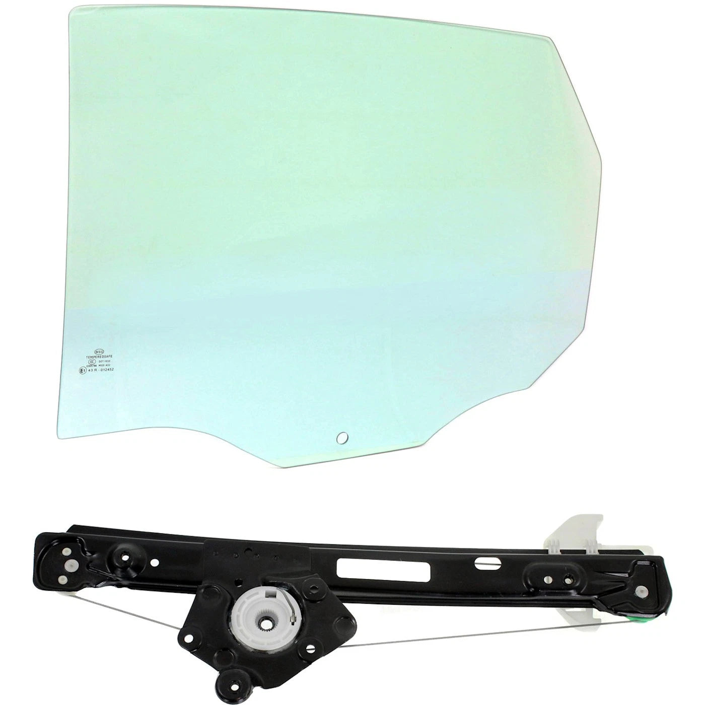 Door Glass Kit for Ford Focus (2000–2007) Rear Driver Side Power