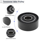 Drive Belt Idler Pulley for Mercedes-Benz C-Class (2017-2023) Black