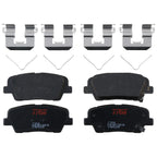 Set of 4 Disc Brake Pads for Hyundai Santa Fe Sport (2017–2018)