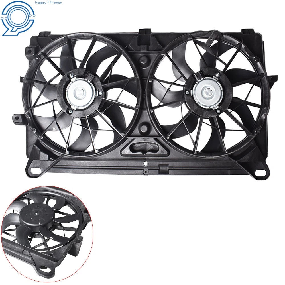 Radiator and Condenser Fan for Chevrolet Silverado 1500 GMC Sierra 1500 (2007–2013)