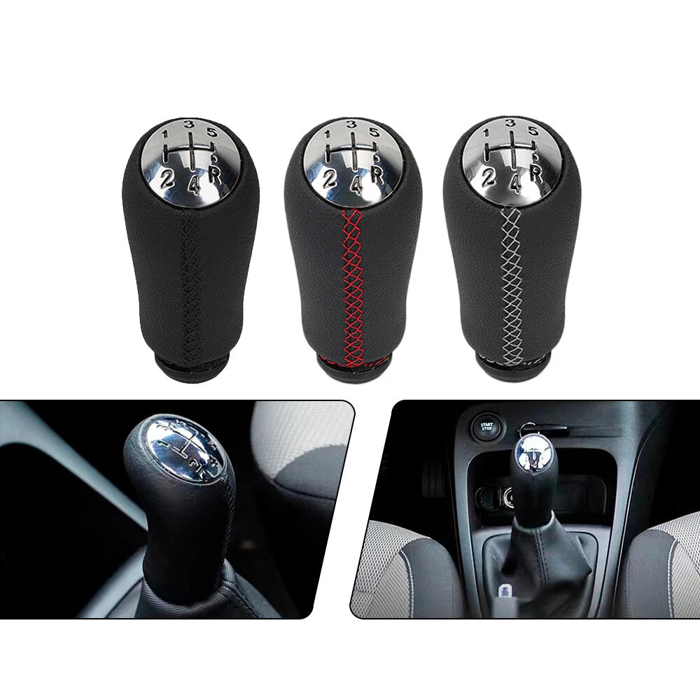 5-Speed Gear Shift Knob for Peugeot 106 206 306 406 107 207 307 308, Citroen C2 C4