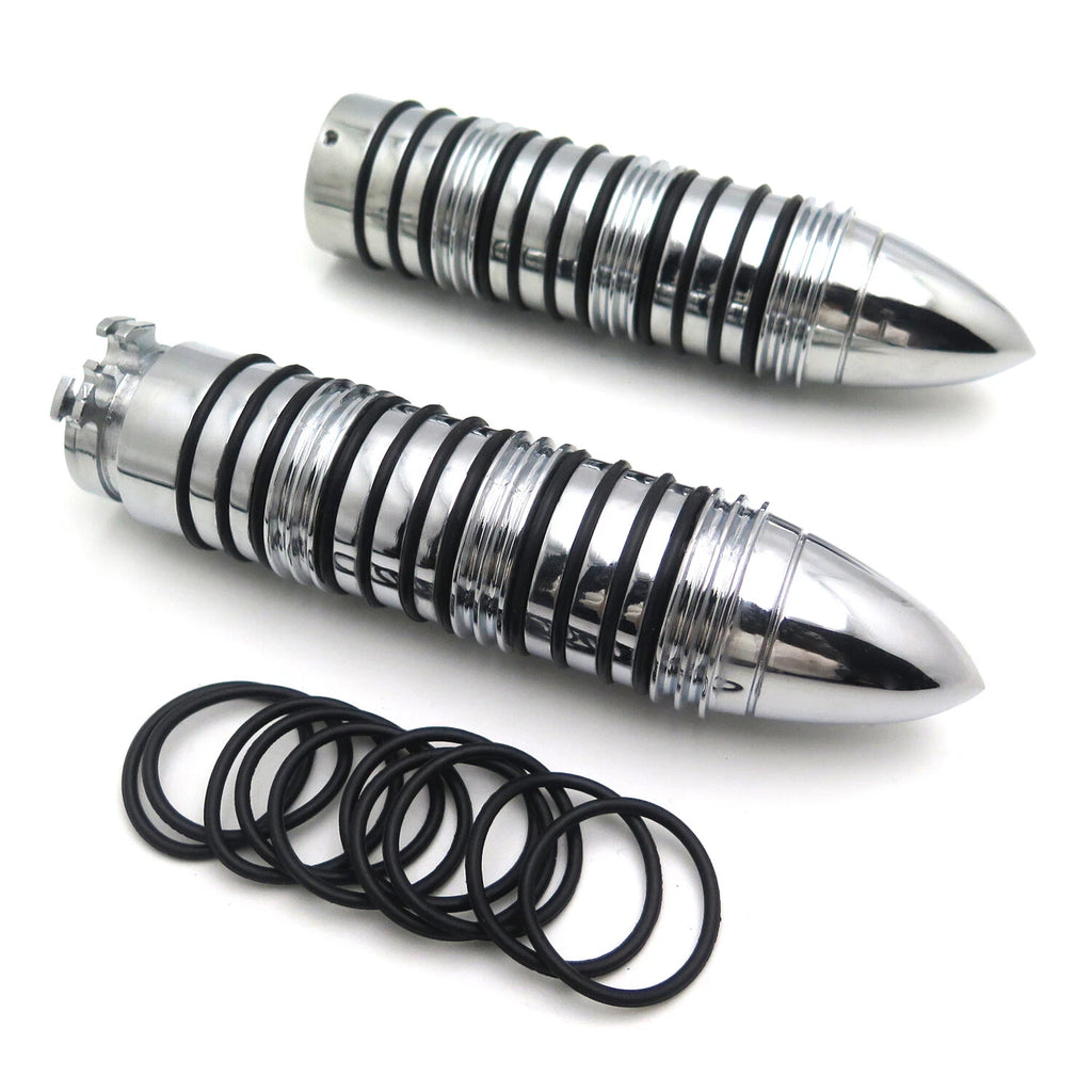 Rubber Hand Grips for Harley Fat Boy, Honda VTX 1800, Suzuki Marauder 1600