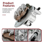 Rear Brake Caliper Set for Can Am Commander Max 800R 1000R (2017–2018)