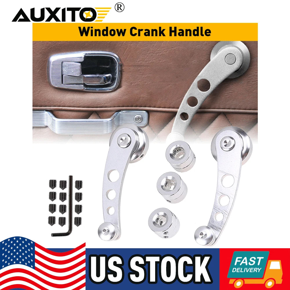 Chrome Window Crank Handle for Hot Rod Chevy Ford Chrysler (1950–1970)