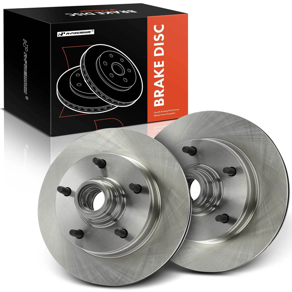 2X Front Disc Brake Rotors for Ford E-150 Econoline (1994–2001)
