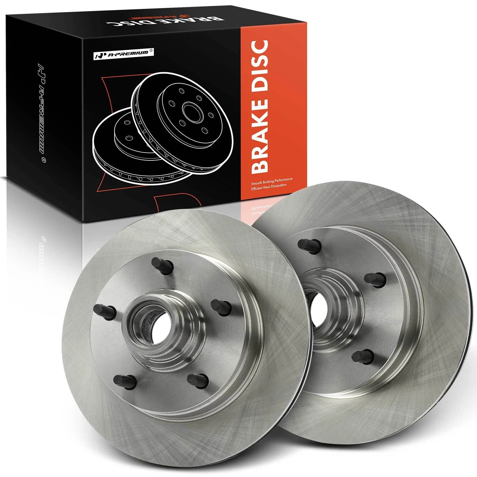 2X Front Disc Brake Rotors for Ford E-150 Econoline (1994–2001)