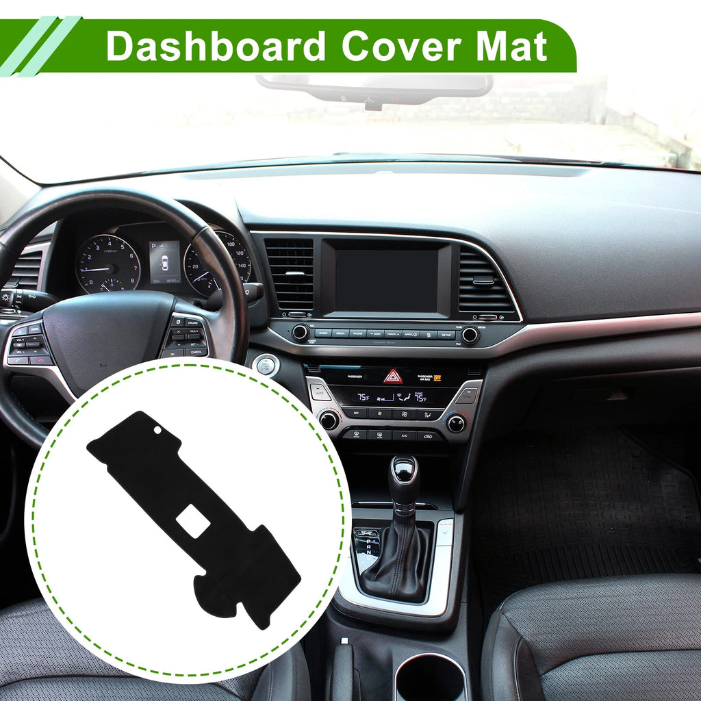 Dashboard Cover for Toyota Aqua MXPK10 MXPK11 (2012–2020) Black Anti-Slip