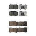 Set of 4 Hella Low-Met Disc Brake Pads for Mercedes W215 CL600 W220 S600 (2003–2006)