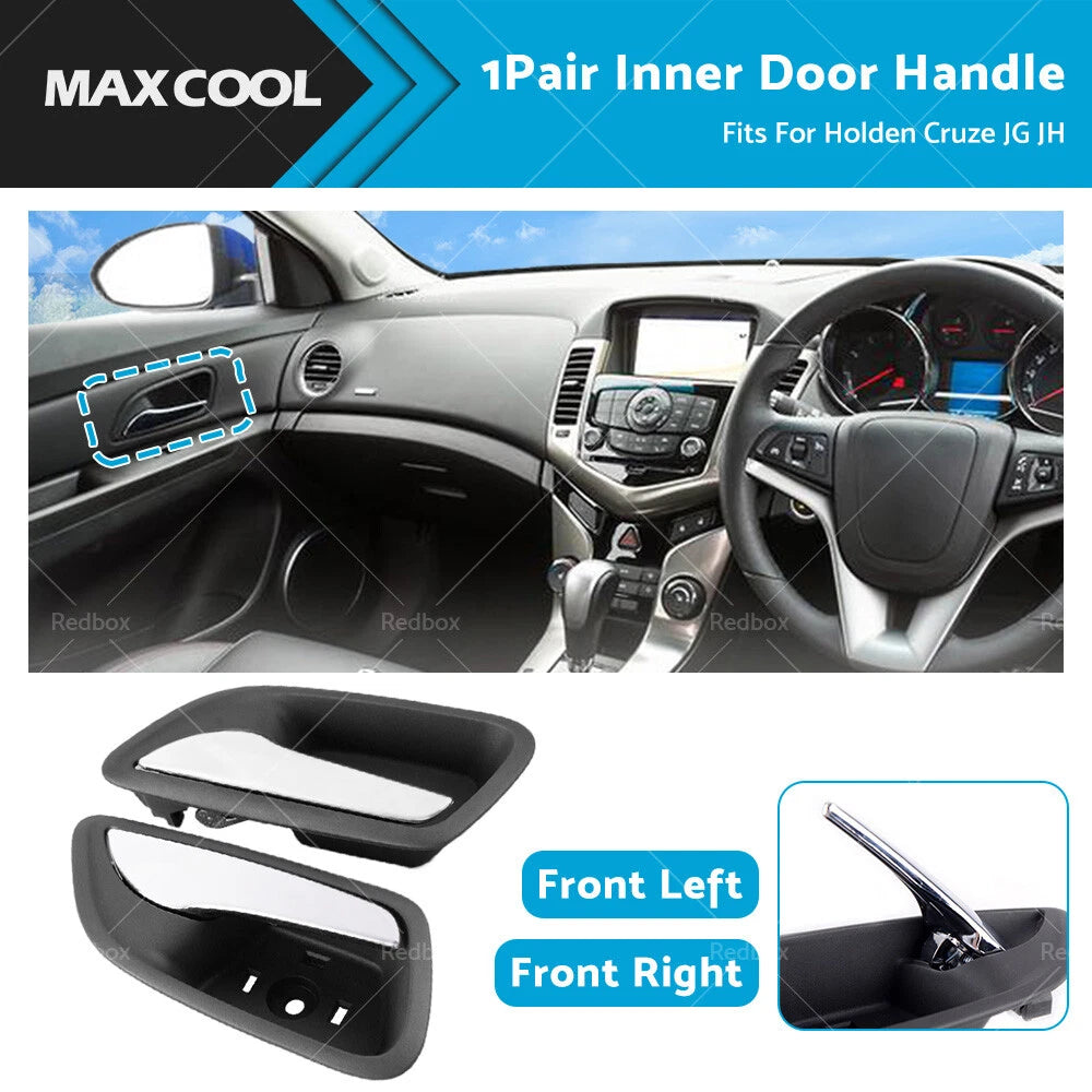 1 Pair Front Inner Door Handle Chrome for Holden Cruze (2009–2015)