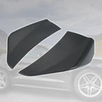 2pcs Front Side Bumper Corner Spoiler for Ford Mustang (2015–2020) Black