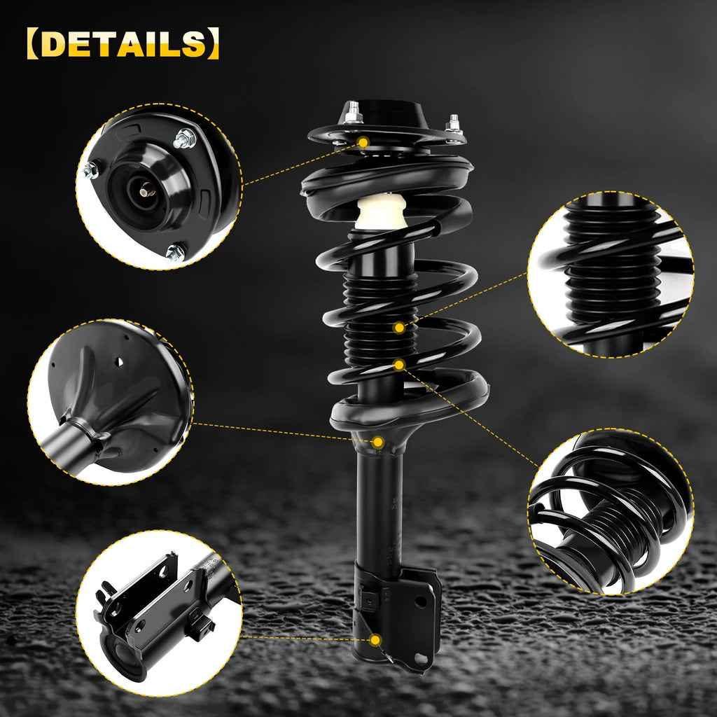 Set of 2 Complete Struts for Kia Sportage & Hyundai Tucson (2005–2010)