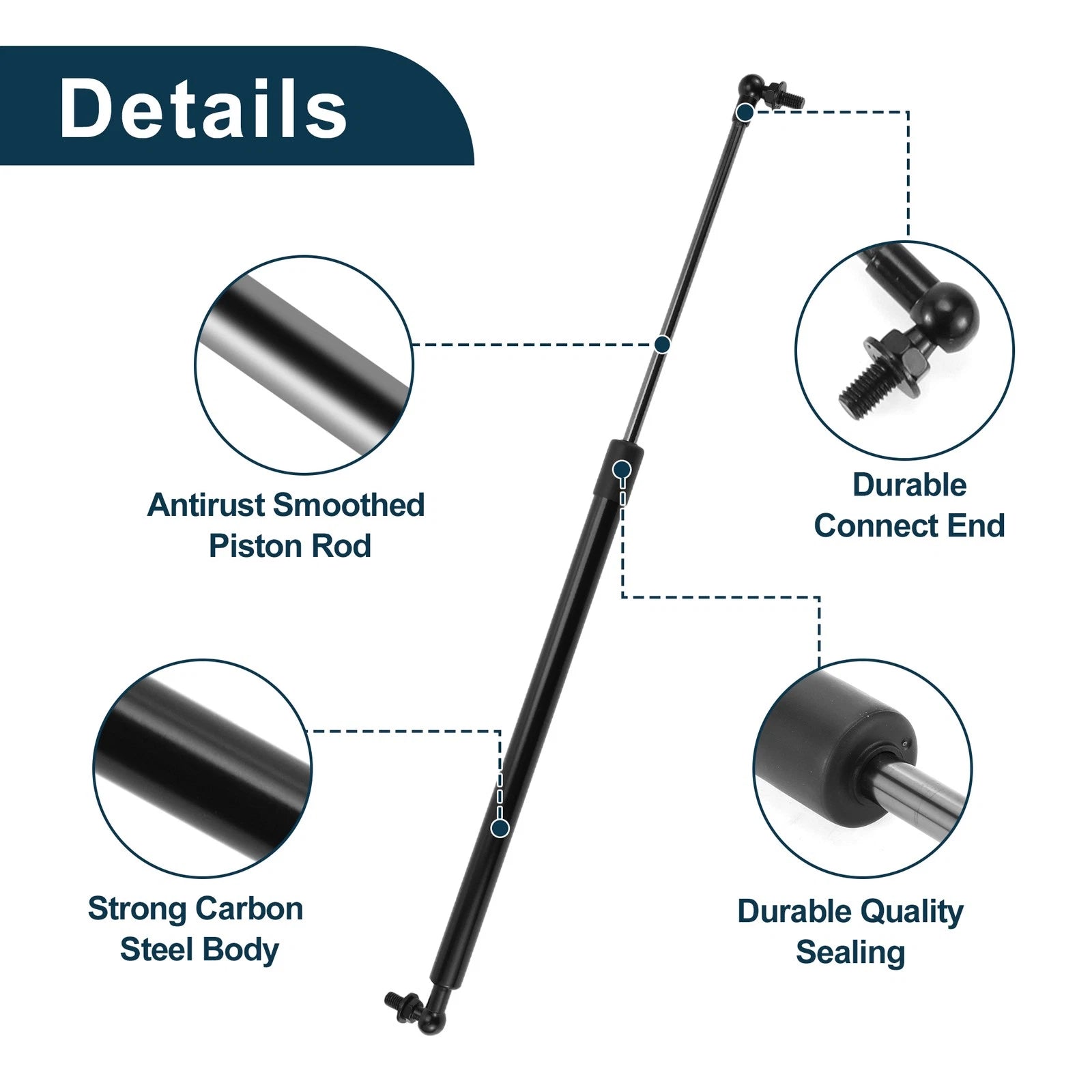 Rear Window Glass Lift Supports Struts Gas Spring No. 04741S10000 for Honda CR-V (2017–2022)