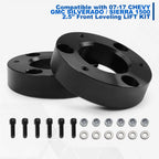 2.5" Strut Top Mount Lift Kit Spacers for Silverado Sierra 1500 (2007–2022)