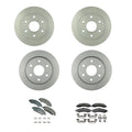 Brake Rotor & Akebono ProACT Ceramic Pad Kit for Sierra 1500 (2005)