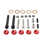 Engine Valve Cover Washer Seal Bolt for Honda Civic CR-X (1984–1991) Red
